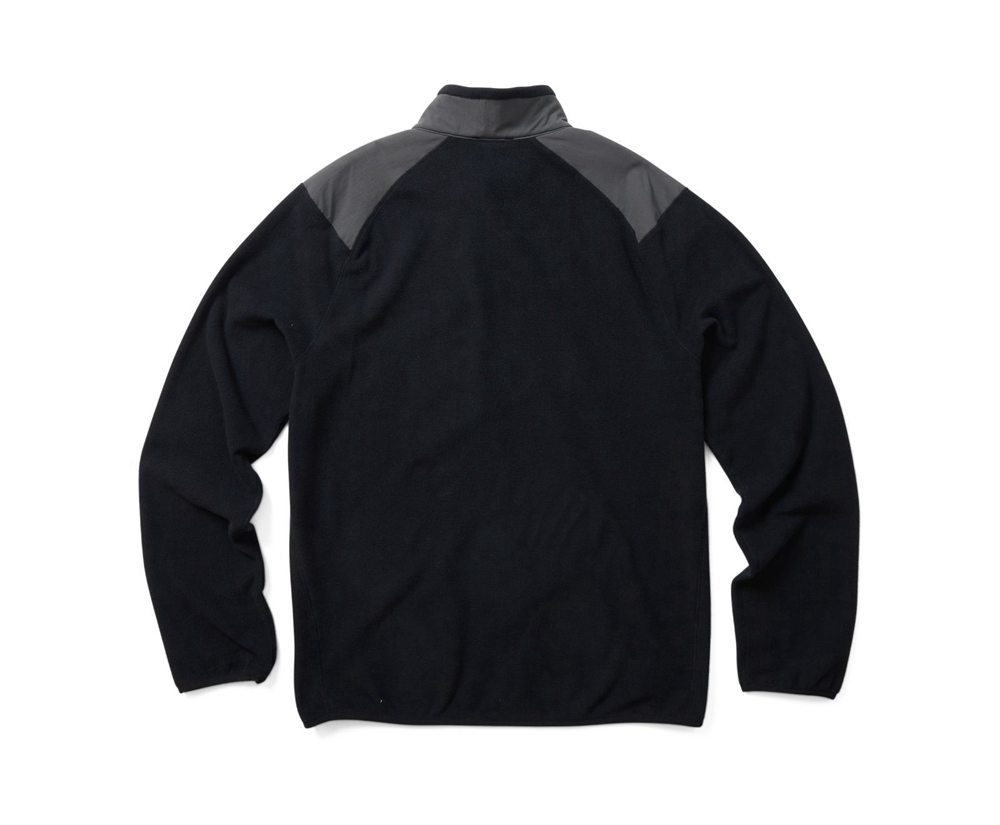 Merrell Pullover Black - Terrain 1/4 Zip Fleece - Mens 80TEBRZQX